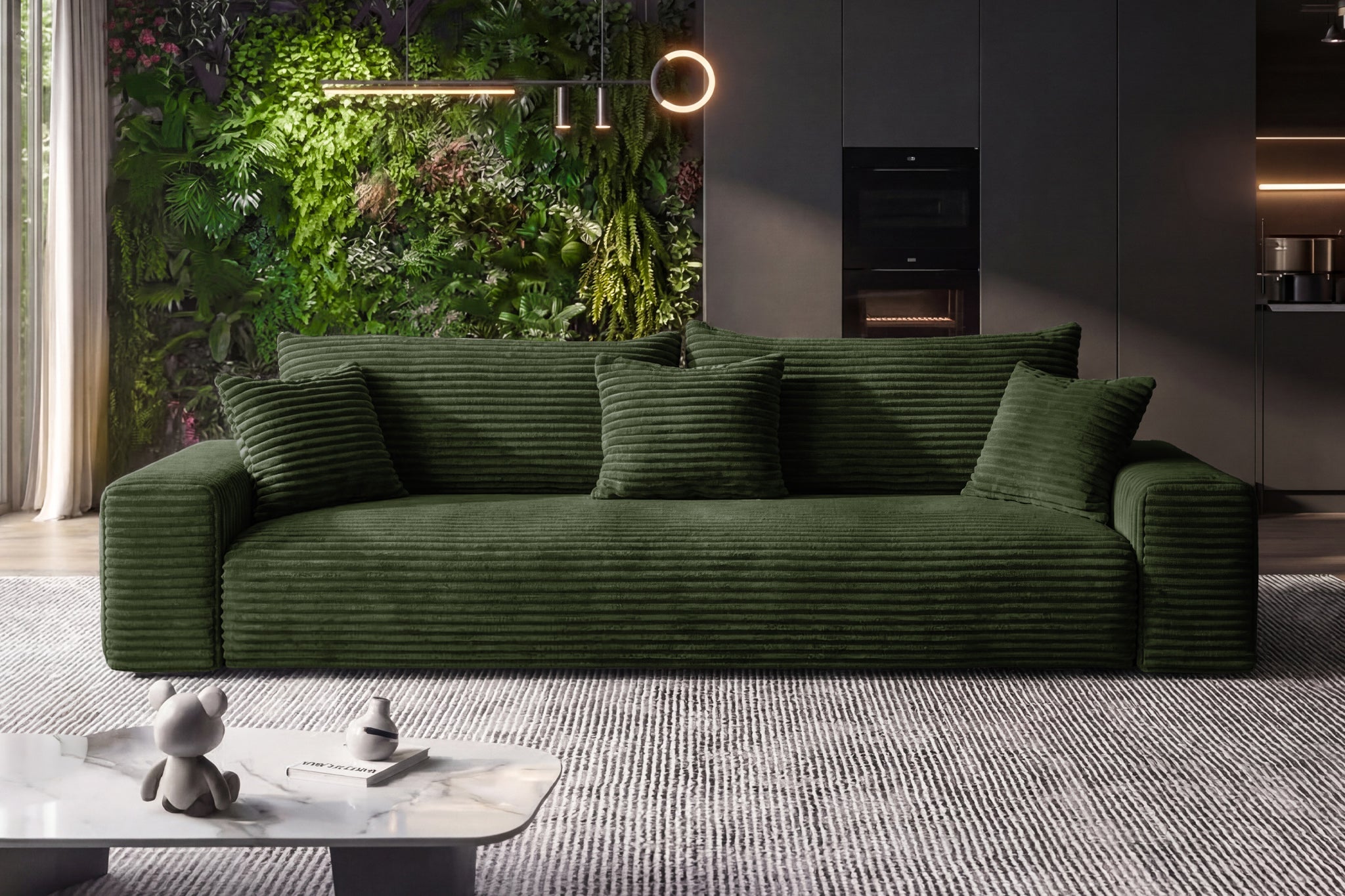 Sofa CORDO der Marke Sofiland – ausziehbares Sofa mit Stauraum, Sofa a