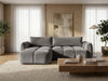 BELVEO corner sofa bed with storage Bluvel 14 - left-hand side, 250x168 cm