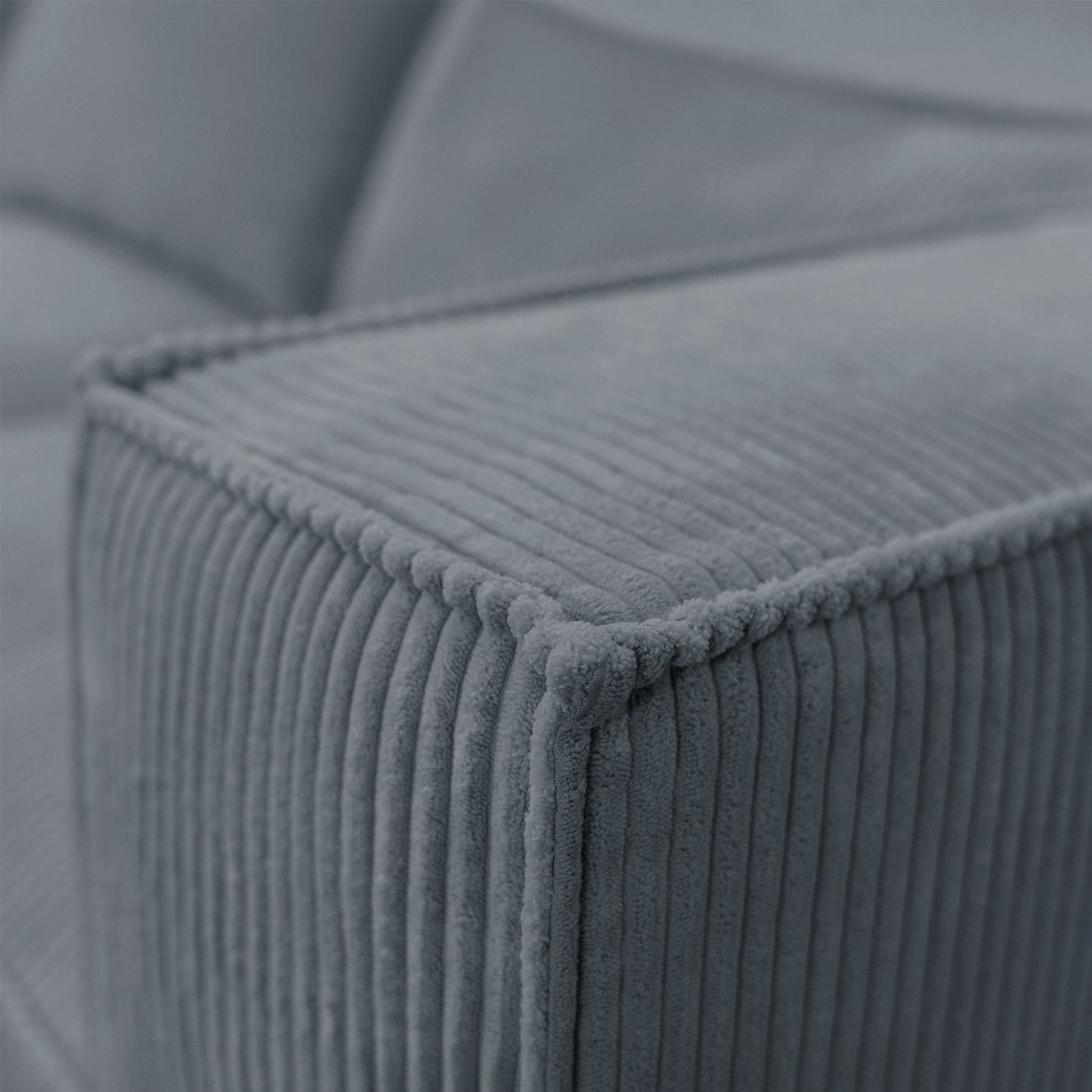 Sofa MODULO 3S 210 x 105 cm Lincoln Czarny 100 – Nowoczesny styl wypoczynkowy