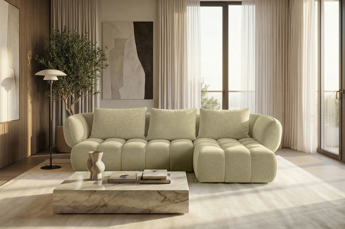 Narożnik SAVIO -  prawy - 250x168 cm - Sofa designerska HR