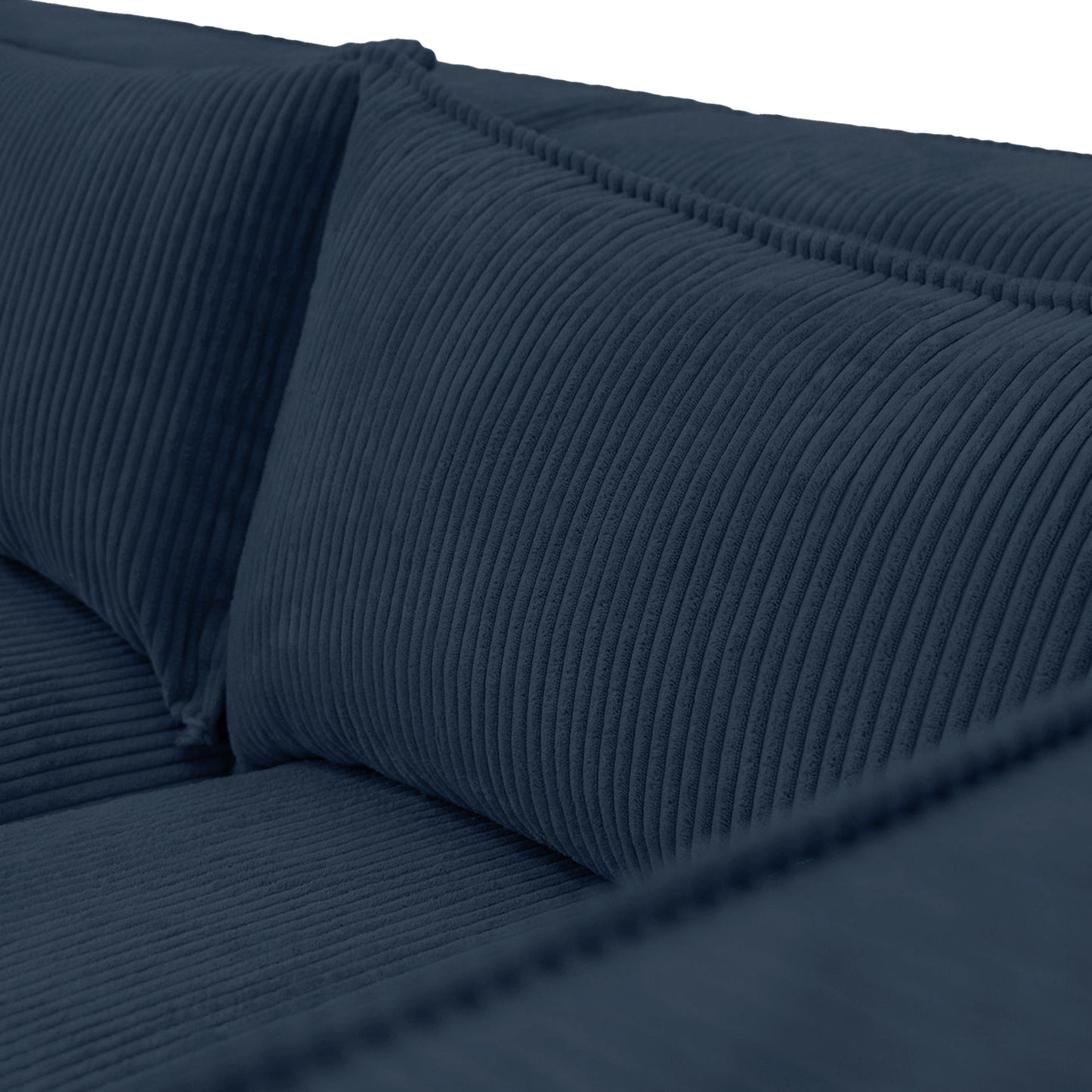 Sofa MODULO 3S 210 x 105 cm Lincoln Czarny 100 – Nowoczesny styl wypoczynkowy