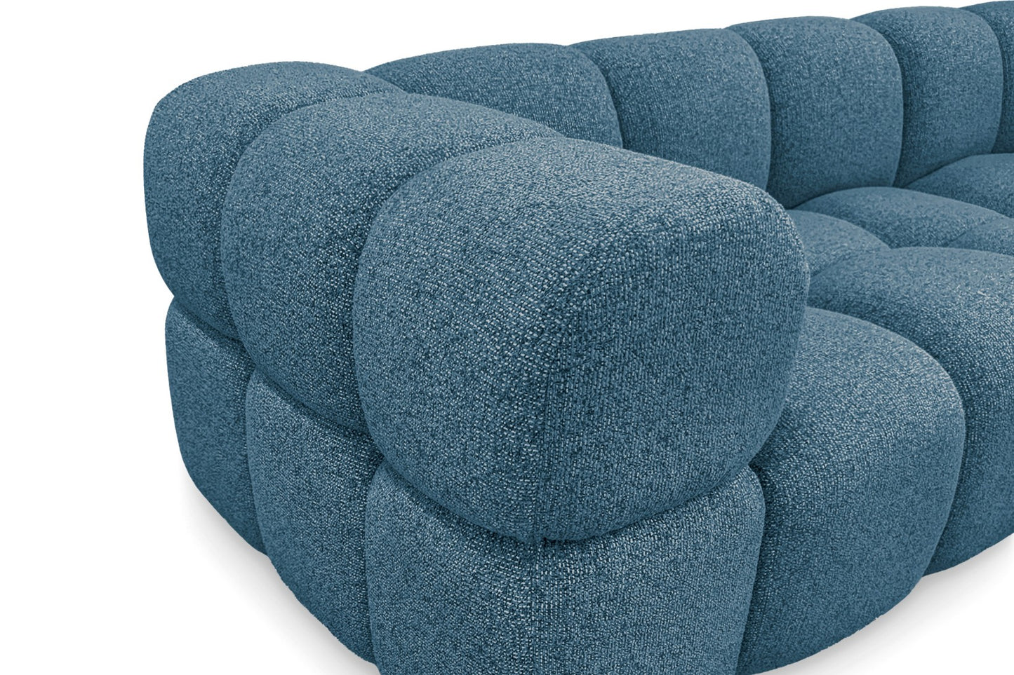 Kanapa narożna AVERRO 280 x 150 cm  – nowoczesna kanapa typu „bubble”