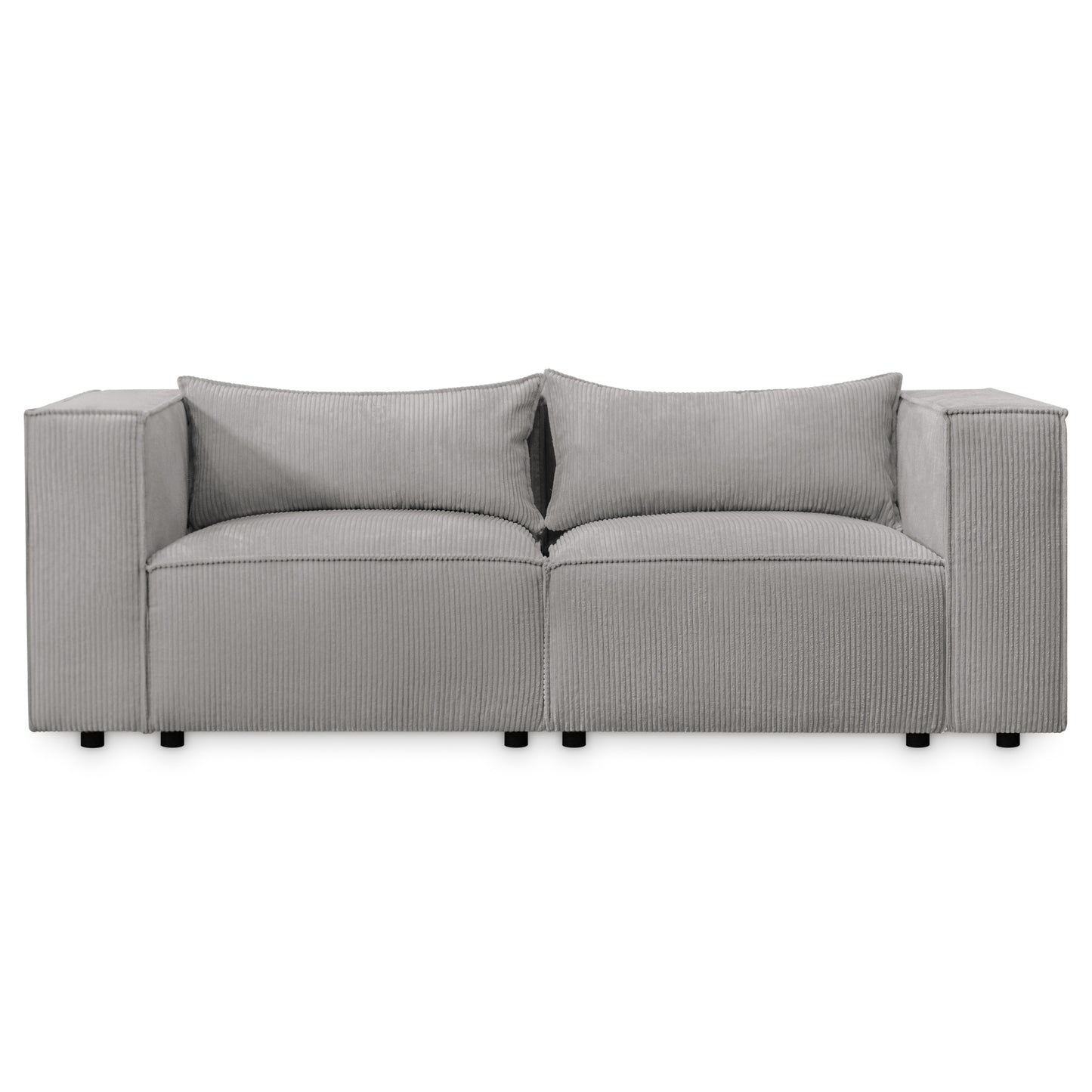 Sofa MODULO 3S 210 x 105 cm Lincoln Czarny 100 – Nowoczesny styl wypoczynkowy