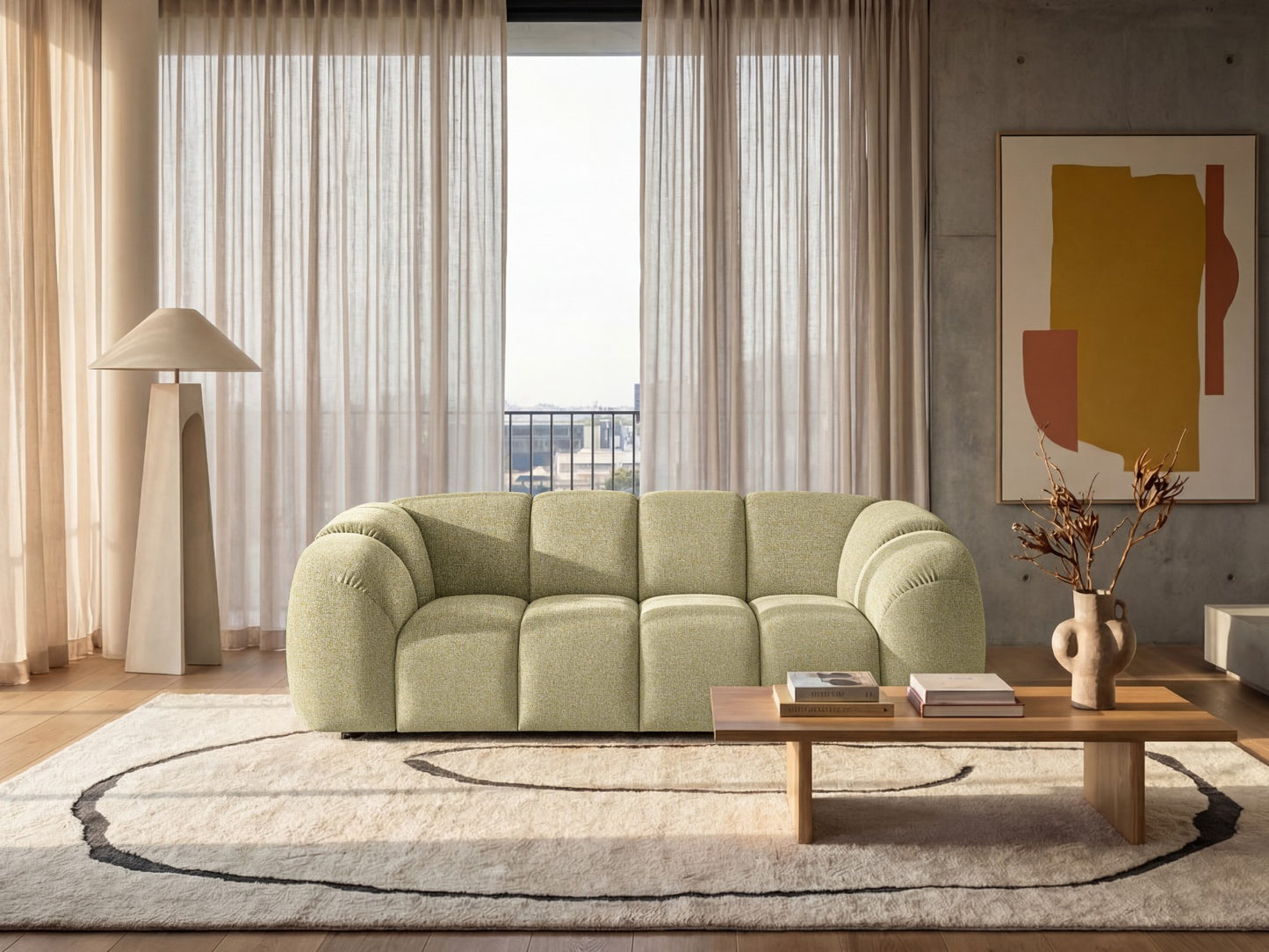 Designerska sofa MALI 3-osobowa – Cloud Design 240 cm