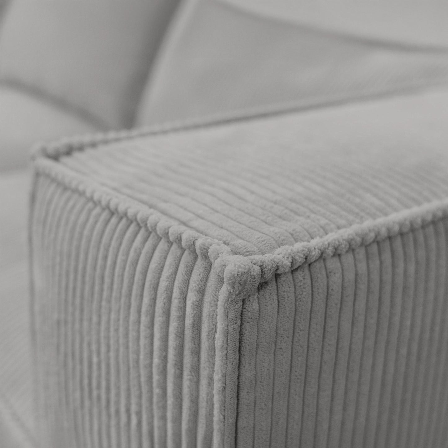 Sofa MODULO 3S 210 x 105 cm Lincoln Czarny 100 – Nowoczesny styl wypoczynkowy