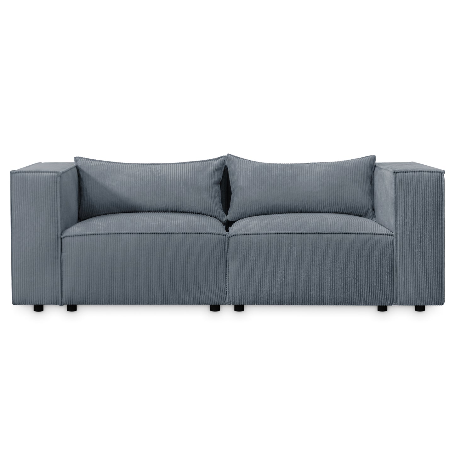 Sofa MODULO 3S 210 x 105 cm Lincoln Czarny 100 – Nowoczesny styl wypoczynkowy
