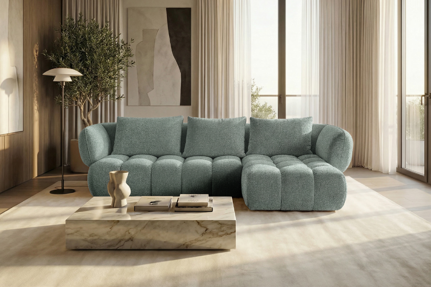 Narożnik SAVIO -  prawy - 250x168 cm - Sofa designerska HR