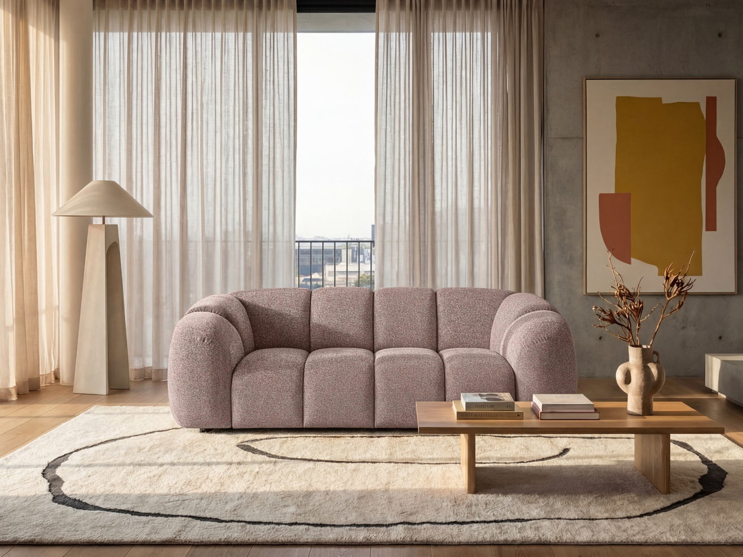 Designerska sofa MALI 3-osobowa – Cloud Design 240 cm