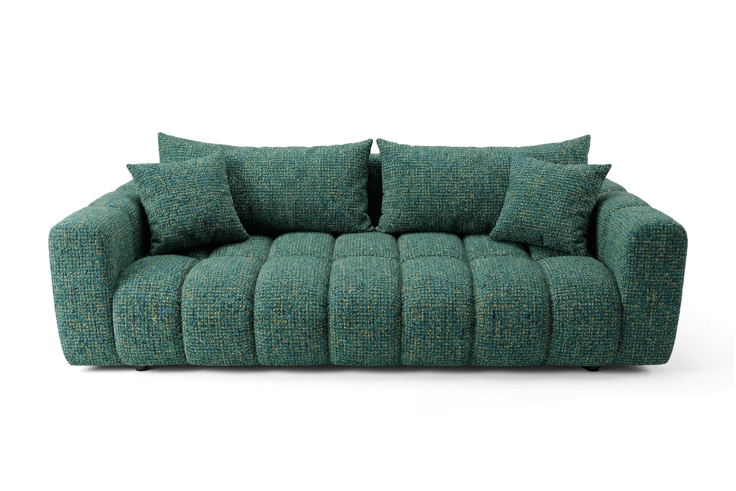 Sofa COSMO LUXURY — rozkładana sofa 240 cm Puente 33 zielona