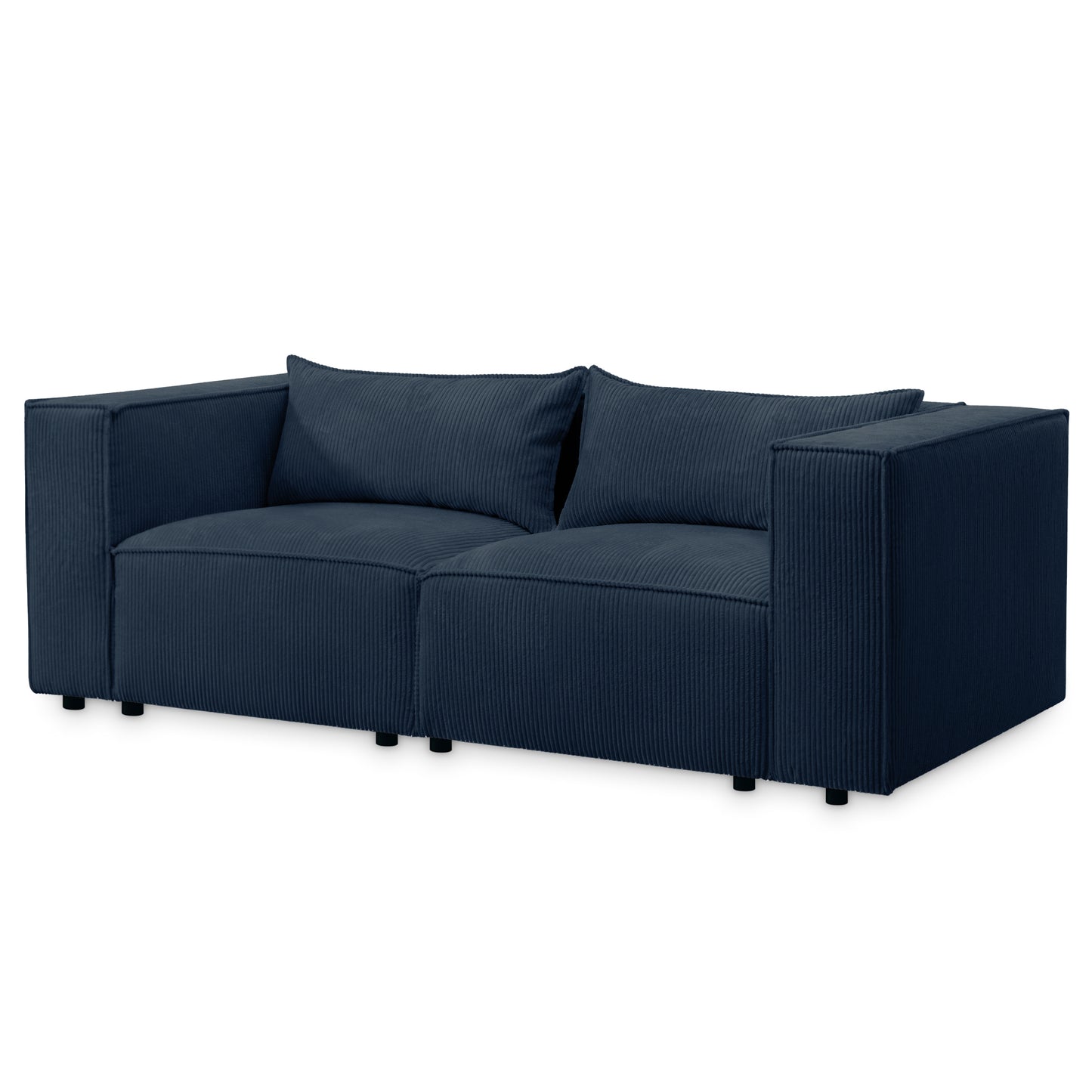Sofa MODULO 3S 210 x 105 cm Lincoln Czarny 100 – Nowoczesny styl wypoczynkowy