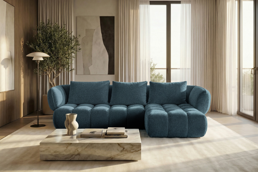 Narożnik SAVIO -  prawy - 250x168 cm - Sofa designerska HR