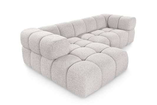 Kanapa narożna AVERRO 280 x 150 cm  – nowoczesna kanapa typu „bubble”