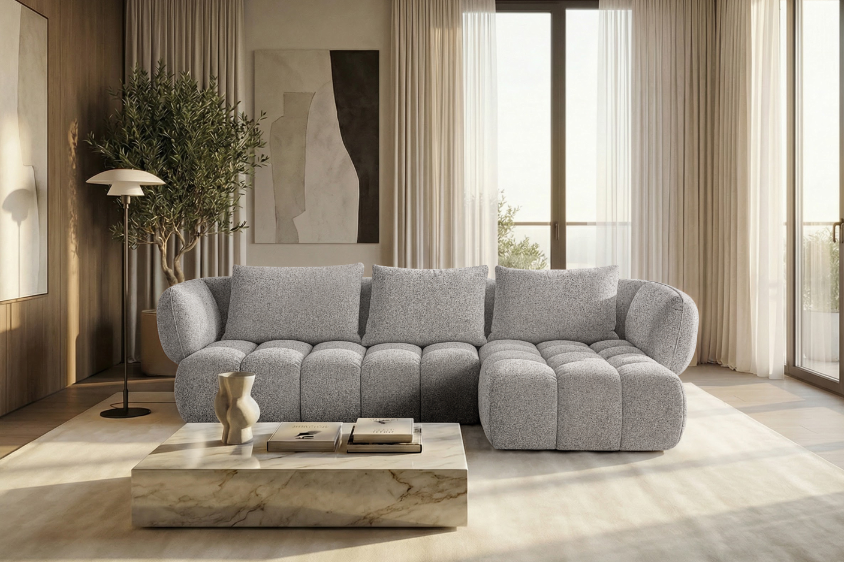 Narożnik SAVIO -  prawy - 250x168 cm - Sofa designerska HR
