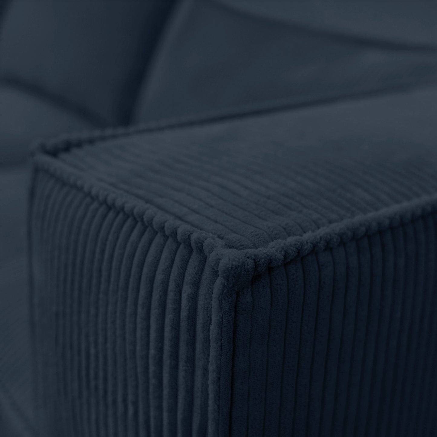 Sofa MODULO 3S 210 x 105 cm Lincoln Czarny 100 – Nowoczesny styl wypoczynkowy