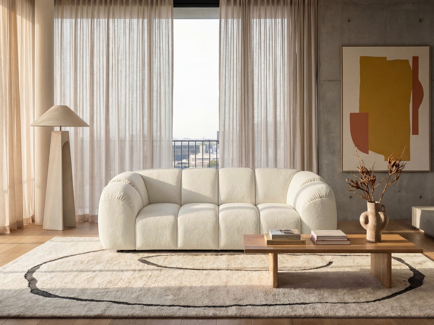 Designerska sofa MALI 3-osobowa – Cloud Design 240 cm