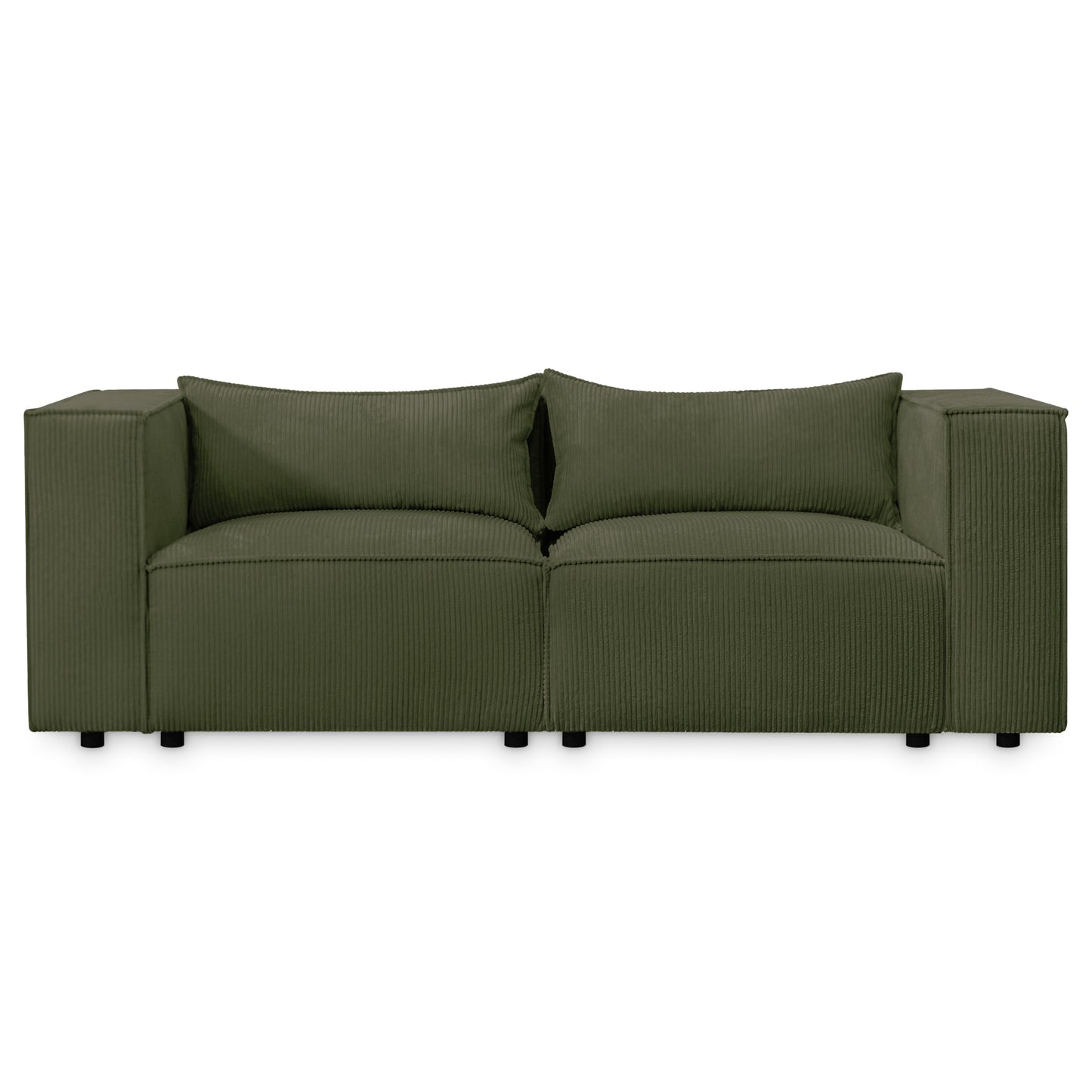 Sofa MODULO 3S 210 x 105 cm Lincoln Czarny 100 – Nowoczesny styl wypoczynkowy