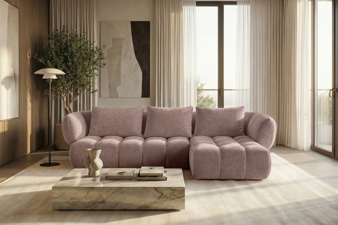 Narożnik SAVIO -  prawy - 250x168 cm - Sofa designerska HR